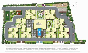 Master Plan in 2 BHK Apartment at Shriram Luxor, Hennur Road – for Sale