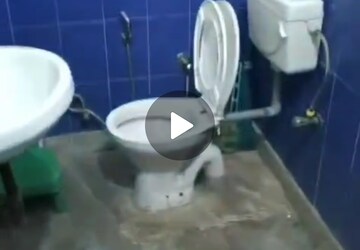 Bathroom in 2 BHK Builder Floor at Spring Field Colony – for Rent