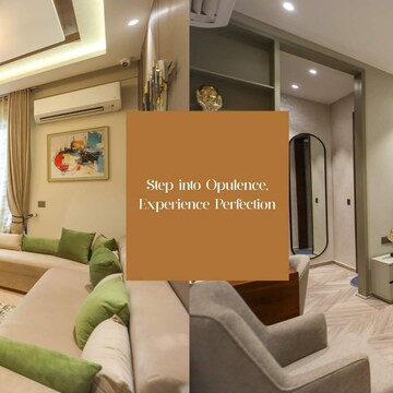Living Room in 3 BHK Apartment at Oro Constella, Sushant Golf City – for Sale