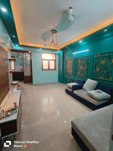 Living Room in 3 BHK Apartment at Meenal Balmukund Residency, Raj Nagar Extension – for Sale