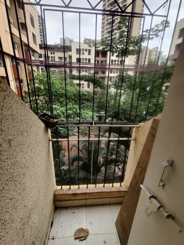 Balcony in 1 BHK Apartment at Parijat Gardens Marigold CHS, Kasarvadavali – for Rent