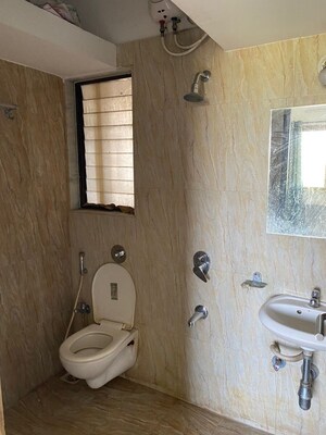 Bathroom in 2 BHK Apartment at Old Nasheman  Apartment, Mumbra – for Sale