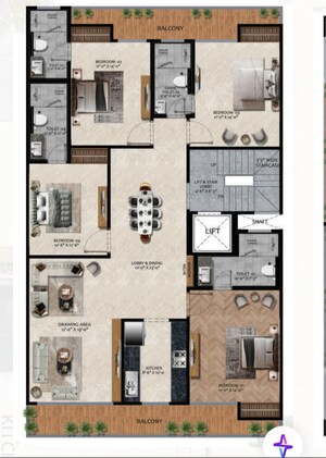 4 BHK Builder Floor For Sale in Orris Woodview Residencies, Sector 89