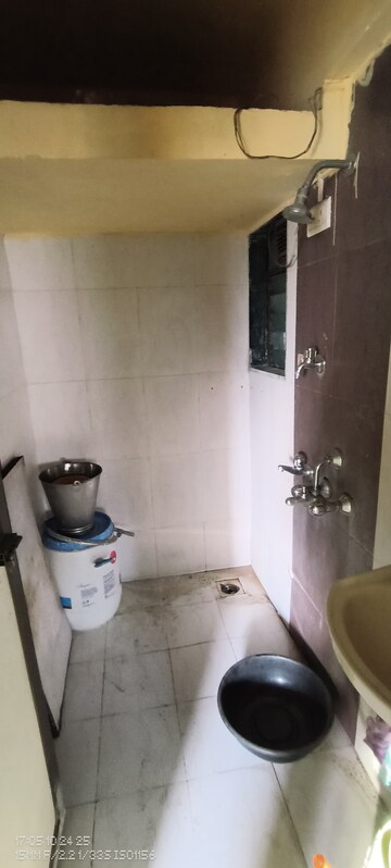 Bathroom in 1 BHK Apartment at New Vegas Plaza, Owale – for Rent