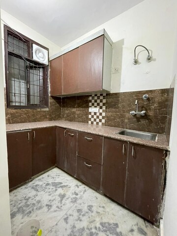 Kitchen in 1 BHK Builder Floor at Palm Residency Chhatarpur, Chattarpur – for Rent