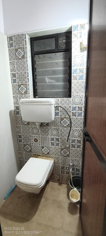 Bathroom in 1 BHK Apartment at Raunak Heights, Ghodbunder Road – for Rent