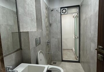 Bathroom in 2 BHK Apartment at Omkar Ananta, Goregaon East – for Rent