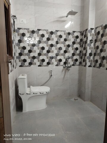 Bathroom in 2 BHK Builder Floor at Risland Sky Mansion, Chattarpur – for Rent