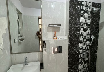 Bathroom in 2 BHK Apartment at Omkar Ananta, Goregaon East – for Rent
