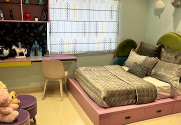 Master Bedroom in 2 BHK Apartment at Vasavi Atlantis, Narsingi – for Sale