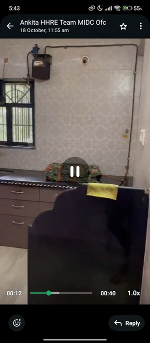 Kitchen in 1 BHK Apartment at Regency Estate, Dombivli East – for Rent