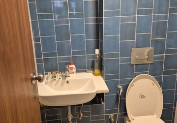 Bathroom in 1 BHK Apartment at Lodha Amara, Kolshet Road – for Rent