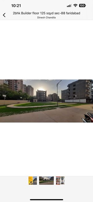 2 BHK Builder Floor – Exterior View View at Sector 88 - for Sale