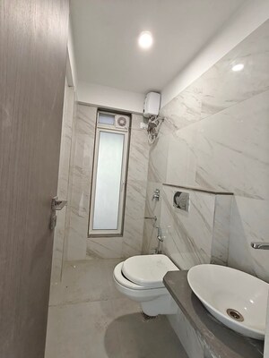 Bathroom in 2 BHK Apartment at Juhu Gulmohar CHS, Vile Parle West – for Rent