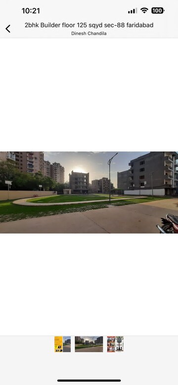 2 BHK Builder Floor – Exterior View View at Sector 88 - for Sale