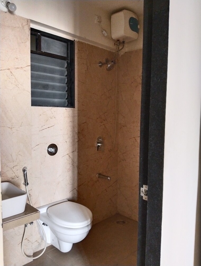 Bathroom, nice-park 2 Bedroom 507 Sq.Ft. Apartment In Shilphata Thane 9346314