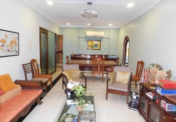 Living Room in 3 BHK Apartment at Bandra West – for Rent