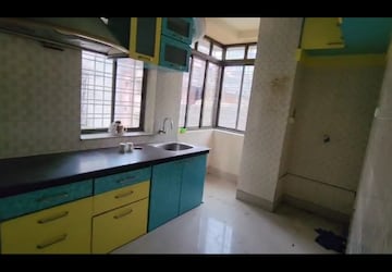 Kitchen in 3 BHK Apartment at Lake Town Block A, Lake Town – for Sale