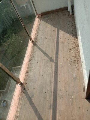 Balcony in 3 BHK Apartment at Bhosale Nagar – for Rent