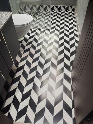 Bathroom in 2.5 BHK Apartment at Jahaz Apartments, Paschim Vihar – for Rent