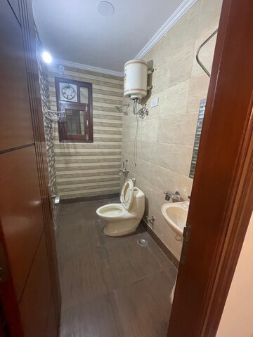 Bathroom in 3 BHK Builder Floor at Chittaranjan Park – for Sale