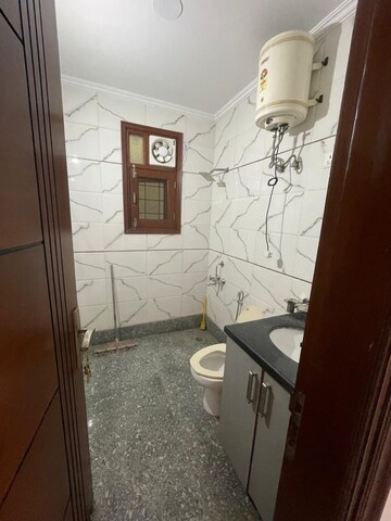 Bathroom in 3 BHK Builder Floor at Chittaranjan Park – for Sale