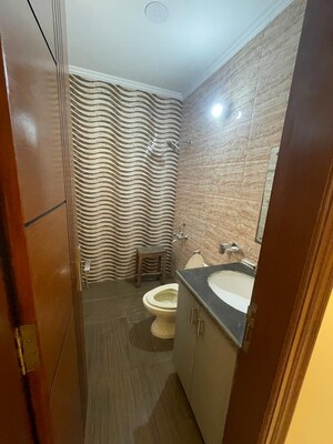 Bathroom in 3 BHK Builder Floor at Chittaranjan Park – for Sale