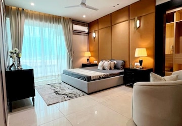 Living Room in 3 BHK Apartment at Maya Green Lotus Utsav, International Airport Road – for Sale