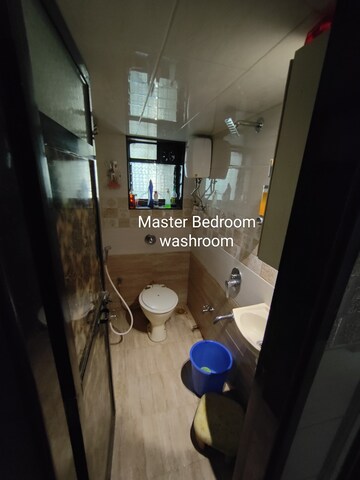 Bathroom in 1 BHK Apartment at River Park Complex, Dahisar East – for Rent