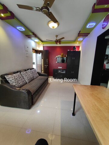 Living Room in 1 BHK Apartment at River Park Complex, Dahisar East – for Rent
