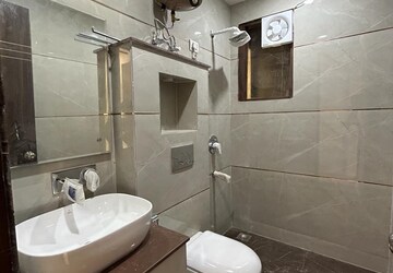 Bathroom in 3 BHK Builder Floor at Malviya Nagar – for Rent