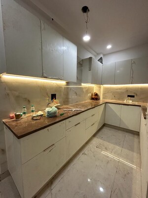 Kitchen in 3 BHK Builder Floor at Malviya Nagar – for Rent