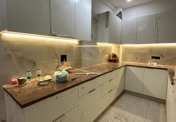 Kitchen in 3 BHK Builder Floor at Malviya Nagar – for Rent
