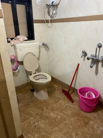Bathroom in 2 BHK Apartment at Gala Pride Park, Manpada – for Rent
