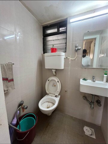 Bathroom in  Office Space at Ashar16, Wagle Industrial Estate – for Rent