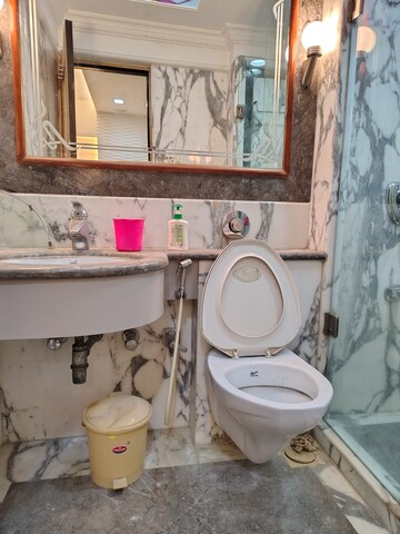 Bathroom in 2 BHK Apartment at AP Florence, Khar West – for Rent