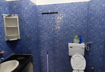 Bathroom in 3 BHK Apartment at Prem Satyam Swastik Apartment, Patiala Road – for Rent