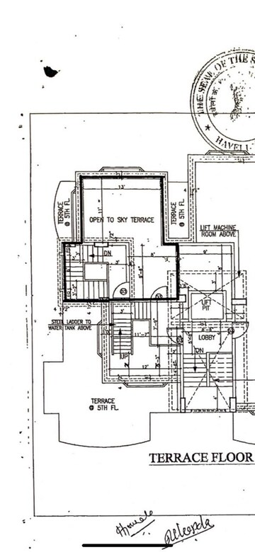 Floor Plan in 3 BHK Apartment at Shri Ram Nagar Society, Aundh – for Rent