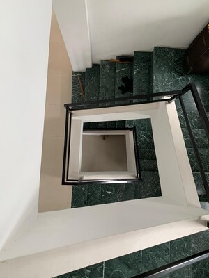 Staircase in 3 BHK Apartment at Shri Ram Nagar Society, Aundh – for Rent