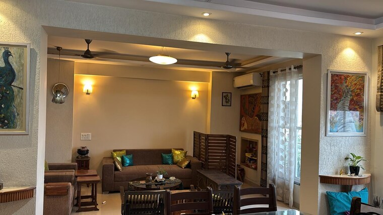 Living Room, ansal-sushant-lok-i 3.5 Bedroom 1900 Sq.Ft. Builder Floor In Sector 43 Gurgaon 9346891