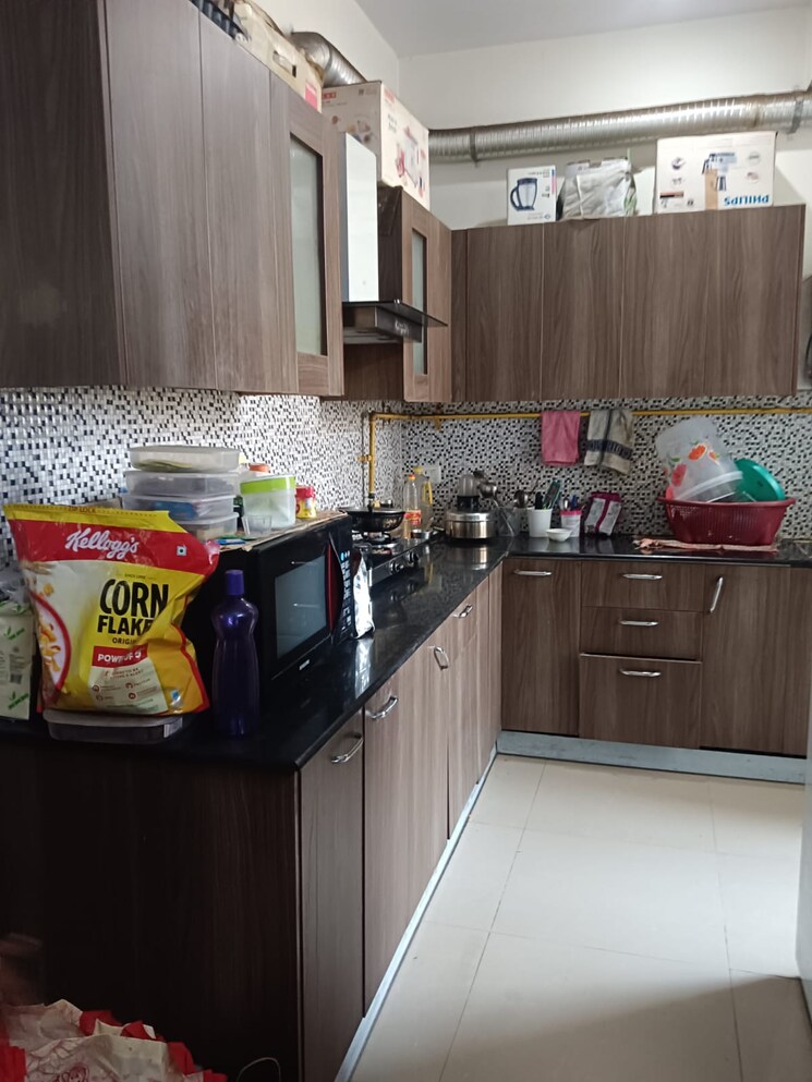 Kitchen, jm-aroma 3 Bedroom 1550 Sq.Ft. Apartment In Sector 75 Noida 9346905