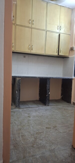 Kitchen in 1 RK Apartment at Gharonda Housing, Ghansoli – for Rent