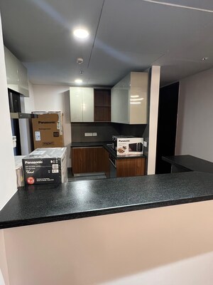 Living Room in 3 BHK Apartment at Krisumi Waterfall Residences, Sector 36a – for Rent