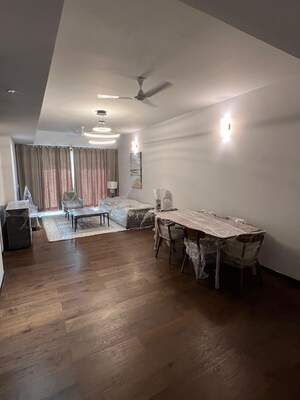 Living Room in 3 BHK Apartment at Krisumi Waterfall Residences, Sector 36a – for Rent