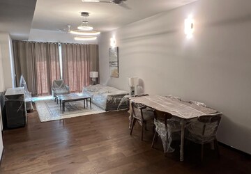 Living Room in 3 BHK Apartment at Krisumi Waterfall Residences, Sector 36a – for Rent