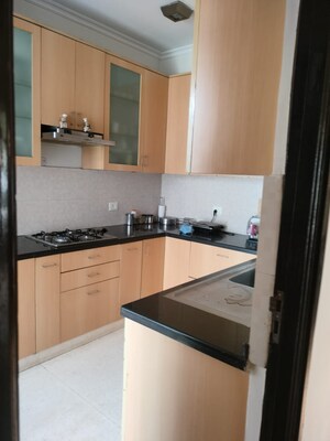 Kitchen in 3 BHK Apartment at Karanvir Towers, Sector 52 – for Sale