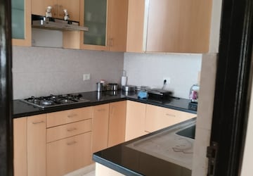Kitchen in 3 BHK Apartment at Karanvir Towers, Sector 52 – for Sale