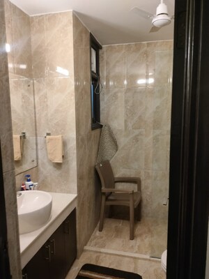 Bathroom in 3 BHK Apartment at Karanvir Towers, Sector 52 – for Sale