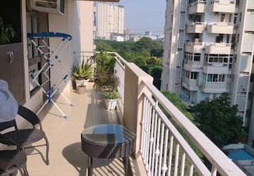 Balcony in 3 BHK Apartment at Karanvir Towers, Sector 52 – for Sale