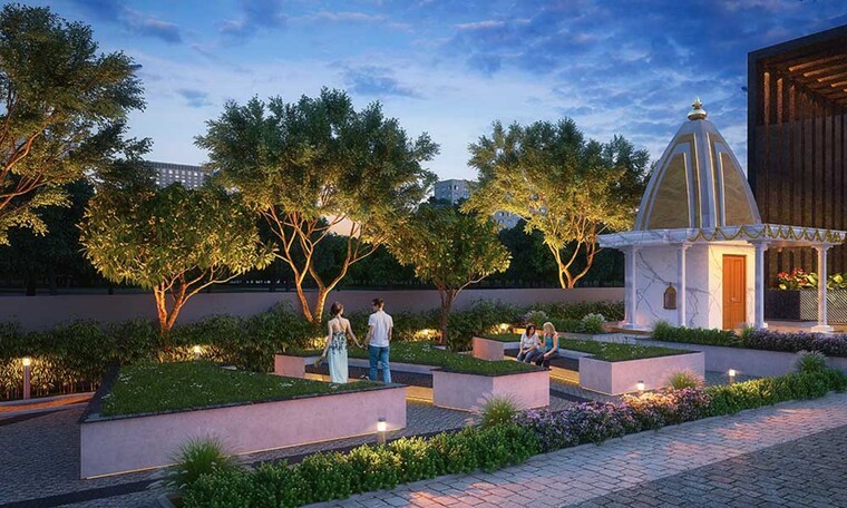 Garden, majestique-marbella-phase-1 2 Bedroom 850 Sq.Ft. Apartment In Kharadi Pune 9347008